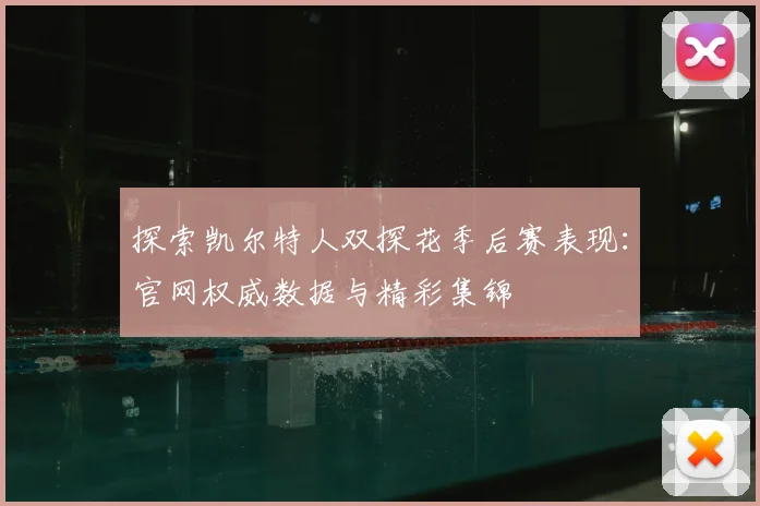 探索凯尔特人双探花季后赛表现：官网权威数据与精彩集锦